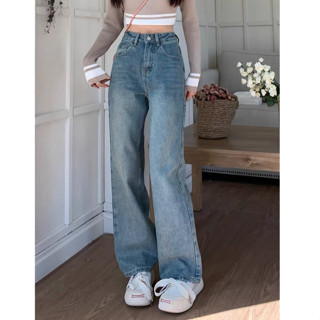 Quần Bò Nữ Ống Rộng, Quần Jeans Nữ Ống Xuông Trẻ Trung Hợp Thời Trang KT23