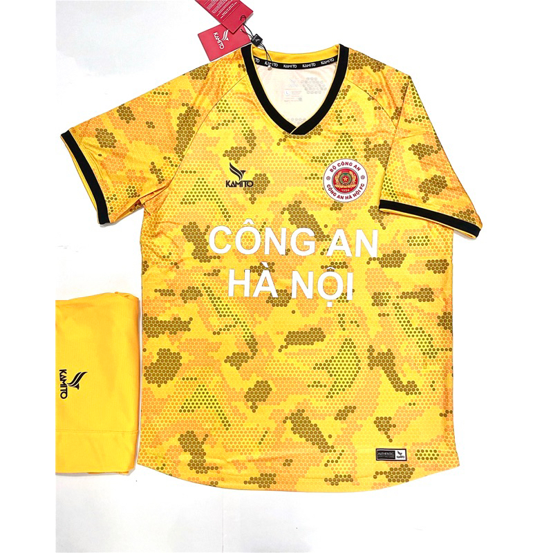 Bộ quần áo đá bóng Công An Hà Nội   áo đá bóng công an hà nội