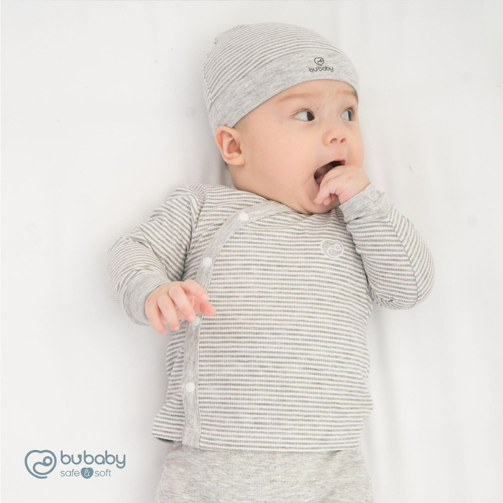 - Bộ dài tay cài chéo Joyful cho bé trai bé gái sơ sinh