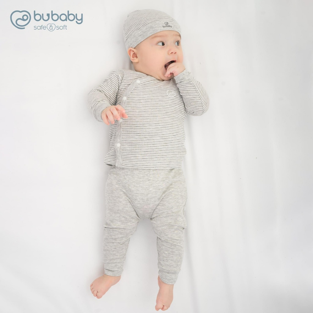 - Bộ dài tay cài chéo Joyful cho bé trai bé gái sơ sinh