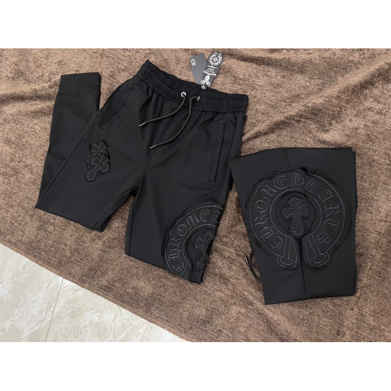 Quần Jogger Nam Chrome Hearts Quần dài Nỉ Thể Thao Thu Đông cho nam Cao Cấp