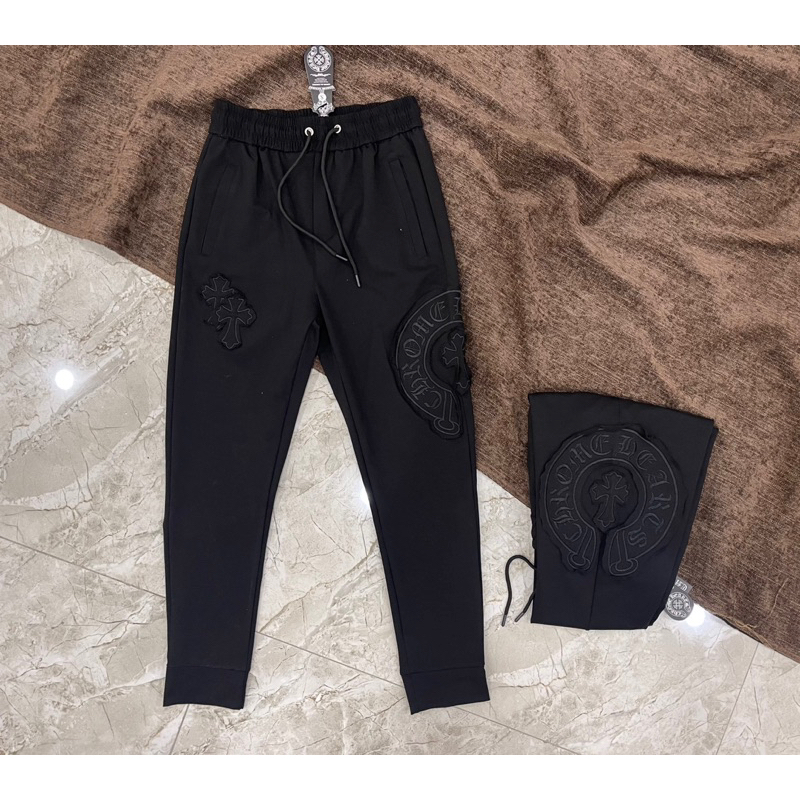 Quần Jogger Nam Chrome Hearts Quần dài Nỉ Thể Thao Thu Đông cho nam Cao Cấp