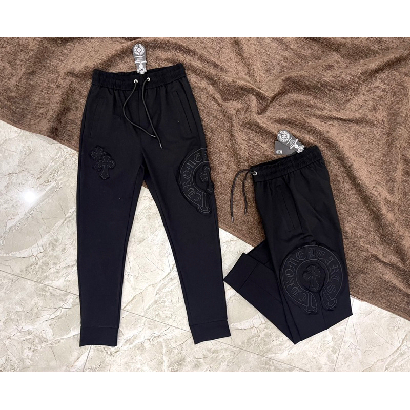 Quần Jogger Nam Chrome Hearts Quần dài Nỉ Thể Thao Thu Đông cho nam Cao Cấp