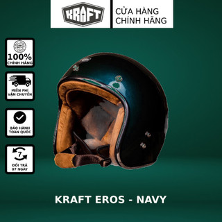 Nón bảo hiểm kraft eros v2 - màu xanh navy