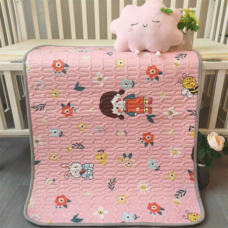 Miếng lót chống thấm cho bé 50cm x 70cm, thấm hút nhanh, khô thoáng cho da, tấm lót chống thấm giường và nôi cho bé