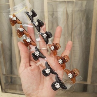 Kẹp tóc đính hạt, kẹp đỉnh (cở nhí 3cm/4cm)