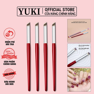 Cọ loang chéo loại đẹp - cọ ombre - cọ ombre đầu tròn - cọ ombre cán gỗ đầu tròn chất lông mềm dễ tán
