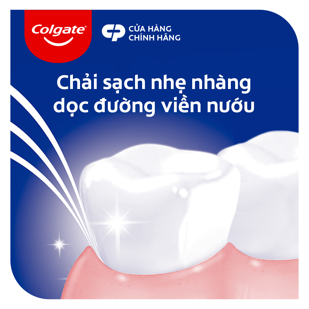 Bàn chải Colgate Slimsoft Flex Clean nguyên khối siêu mềm mảnh, sạch sáng bóng