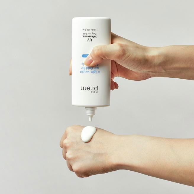 Kem chống nắng MAKE PREM A Light Weight Sun Fluid For Face & Body Care