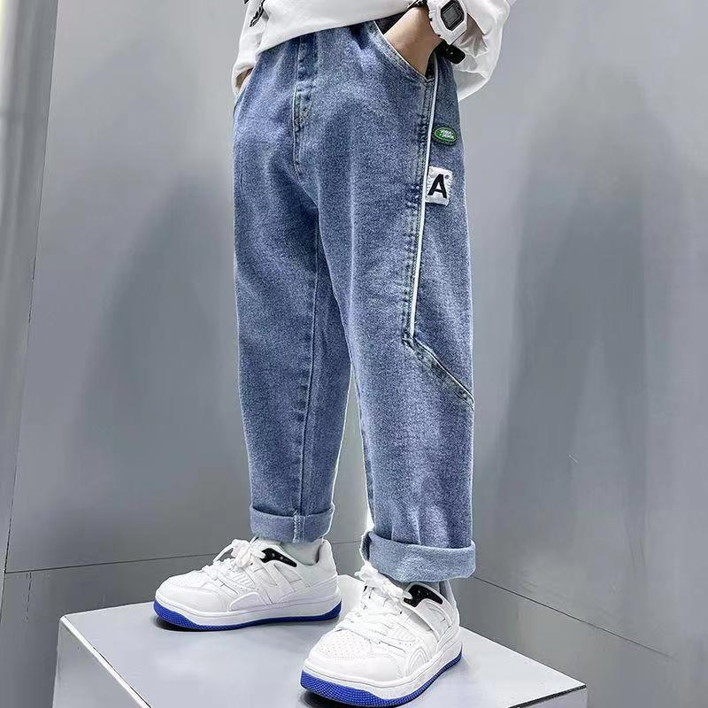 Quần Bò Mẫu Chữ A. Quần Jeans Cho Bé Trai Từ 15-45KG