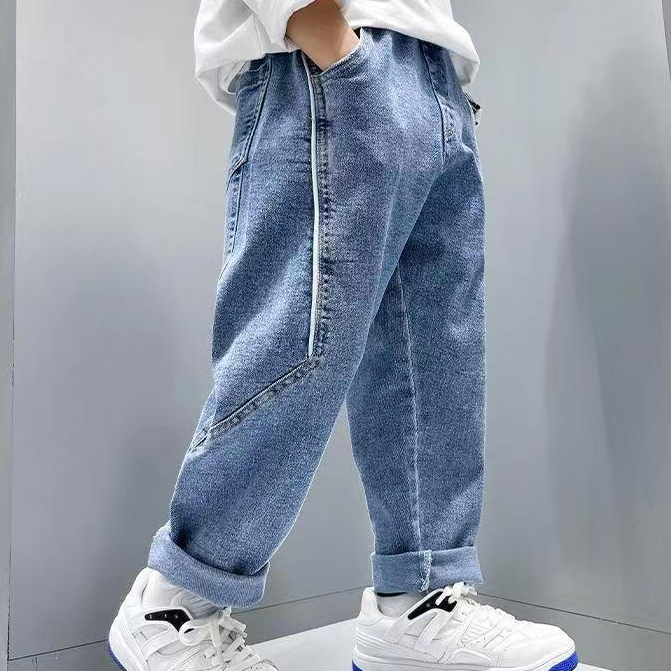 Quần Bò Mẫu Chữ A. Quần Jeans Cho Bé Trai Từ 15-45KG