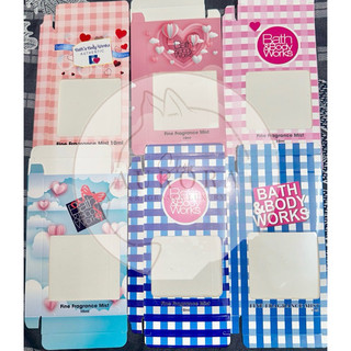 Hộp giấy đựng set 5 chai Bath & Body Works 10ml