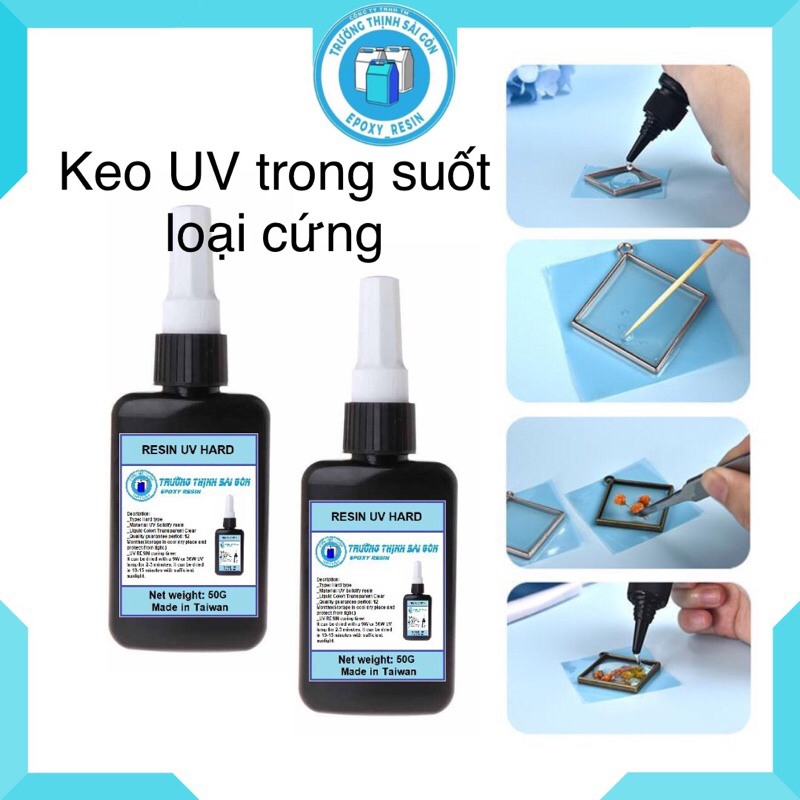 Keo Resin UV Trong Suốt 50ML  - Trường Thịnh Sài Gòn