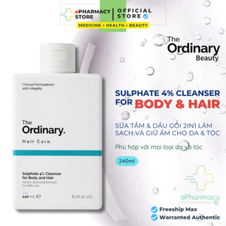 Sữa tắm gội The Ordinary Sulphate 4% Shampoo Cleanser for Body & Hair