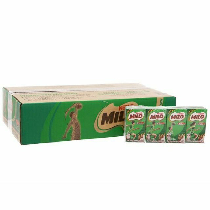 Thùng 110ml sữa lúa mạch Milo Nestle 48 hộp