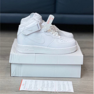Giày af1 trắng cổ cao nam nữ, giày sneakers cổ cao trắng nam nữ