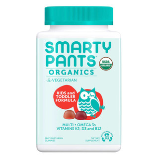  Kẹo dẻo vitamin omega 3 K2 D3 B12 Smarty pants gummies cho bé hộp 180v 