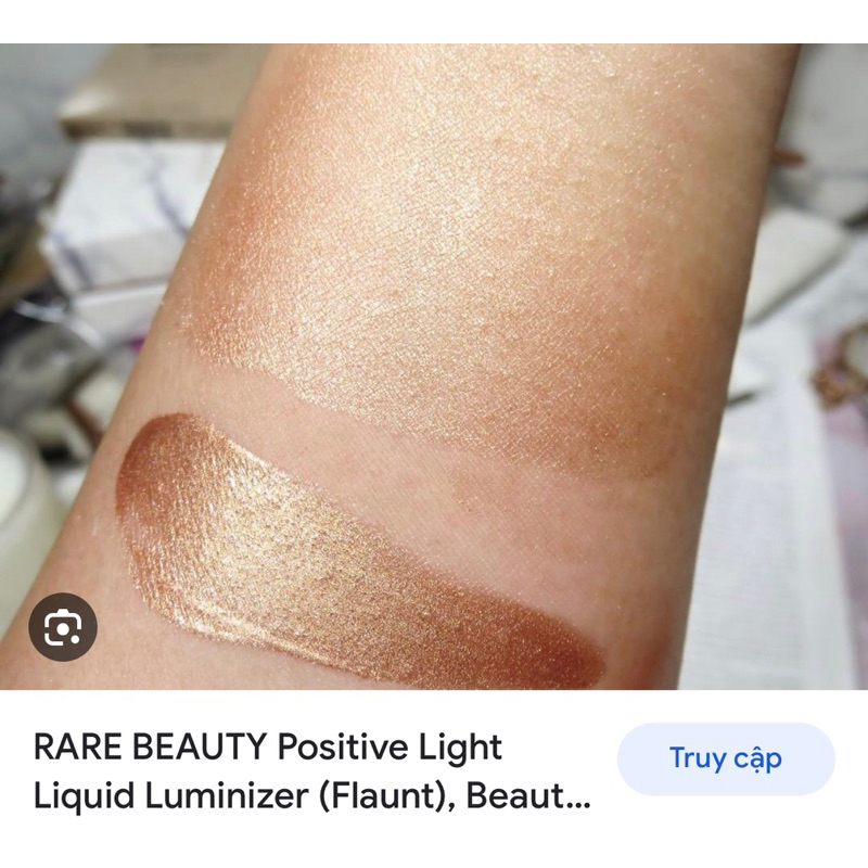 Highlight kem Rare Beauty màu Mesmerize, Flaunt $25