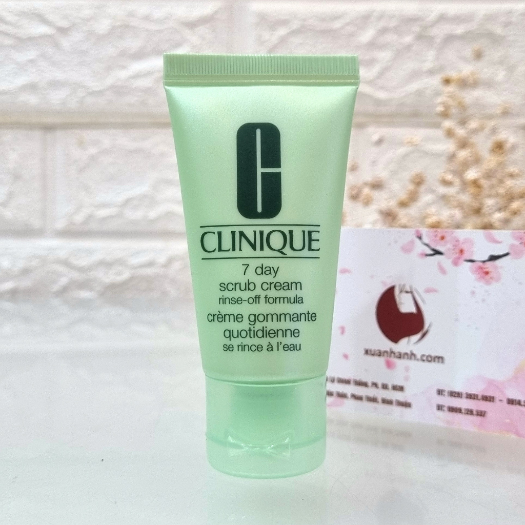 Tẩy tế bào chết Clinique 7 Day Scrub Cream sạch mịn da ngừa mụn cám (HOT)