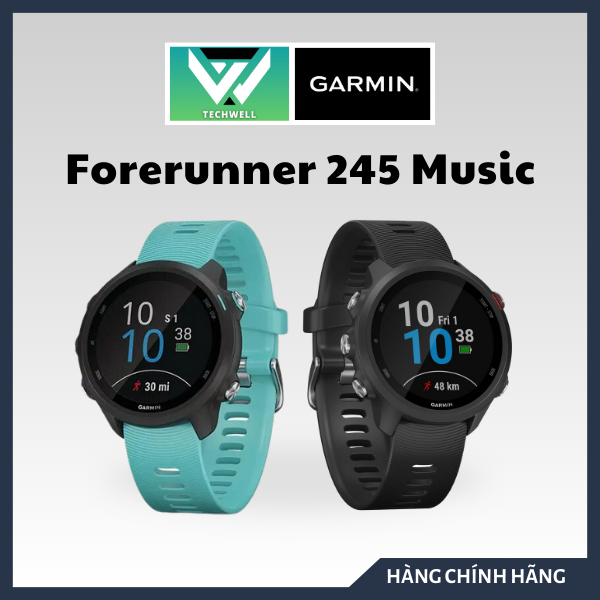 Đồng hồ thông minh Garmin Forerunner 245 Music - HÀNG CHÍNH HÃNG