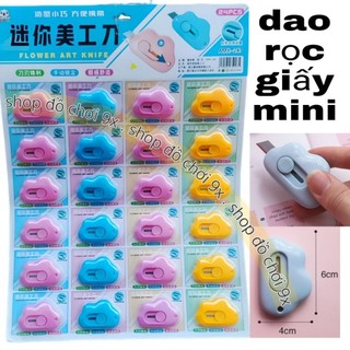 Vỉ 24 cây dao rọc giấy mini