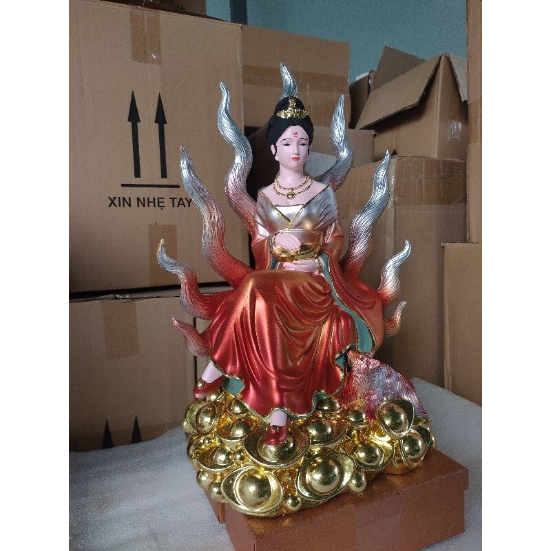 Tượng Hồ Ly Tiên cao 45cm