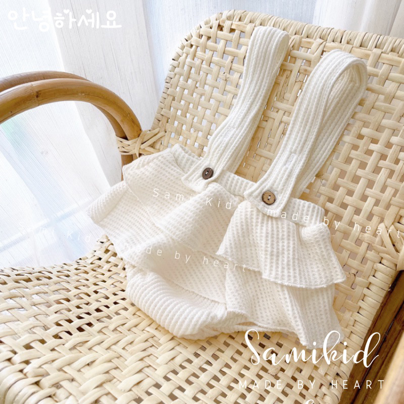 Váy yếm cho bé gái phong cách Hàn 4-13kg SAMIKIDS
