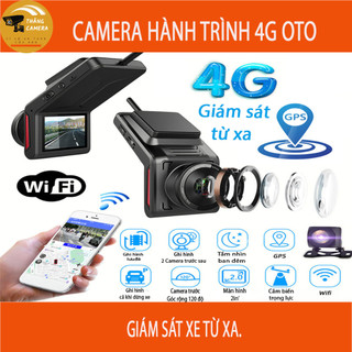 Camera hành trình 4G oto, quám sát xe từ xa, ghi hình 2 camera, định vị GPS, đàm thoại 2 chiều