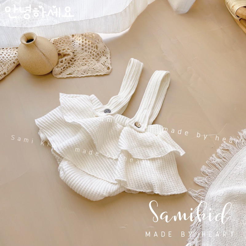 Váy yếm cho bé gái phong cách Hàn 4-13kg SAMIKIDS
