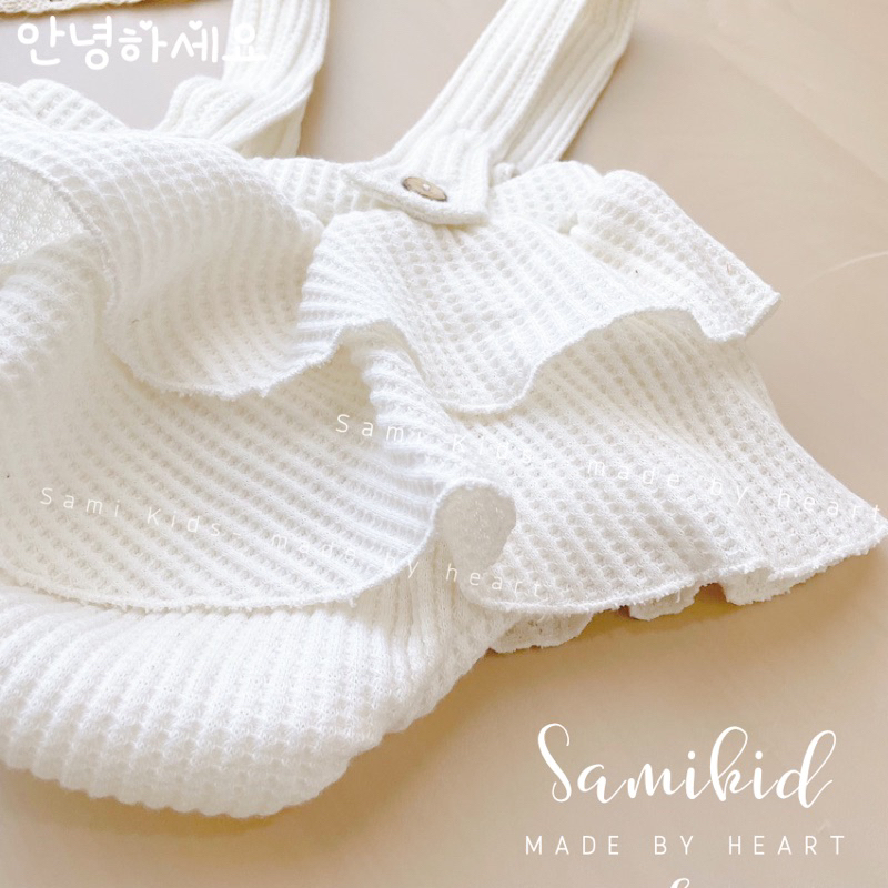 Váy yếm cho bé gái phong cách Hàn 4-13kg SAMIKIDS