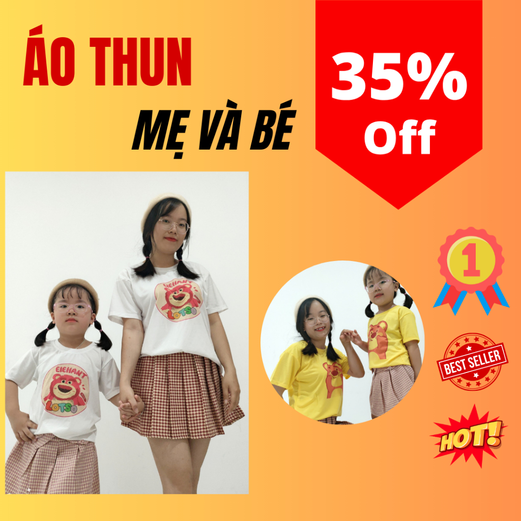 ÁO ĐÔI MẸ VÀ BÉ HOT TREND 2023