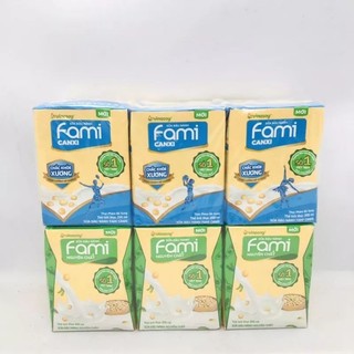 Sữa Fami canxi và nguyên chất thùng 36 hộp,các bạn lấy vị gì ib nha