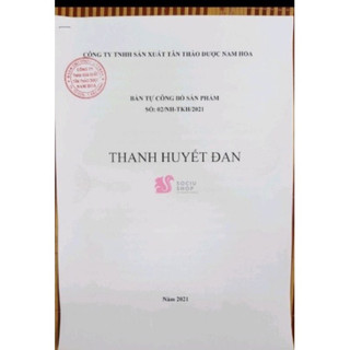 Thanh huyết đan tkh