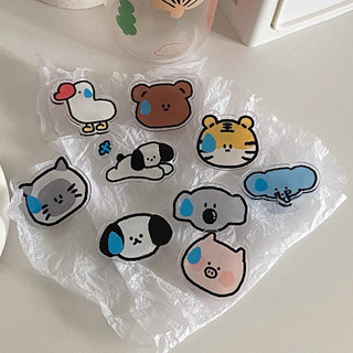 Kẹp Giấy Nhựa Paper Clip Đổ Mồ Hôi Confused Animal