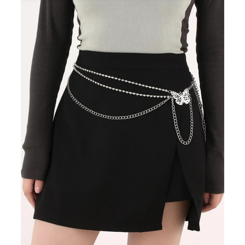 Thắt lưng váy đầm BBstore, đai thắt váy quần jean charm 3 tầng