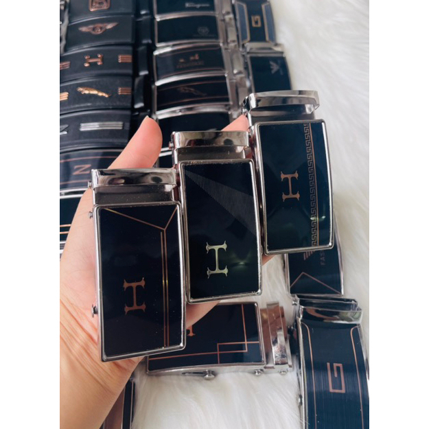 Mặt Khóa Thắt Lưng Nam Khóa Con Lăn Họa Tiết Ngẫu Nhiên Chất Liệu Hợp Kim Sáng Bóng