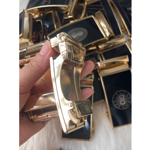 Mặt Khoá Thắt Lưng Nam Khoá Tự Động Hợp Kim Màu Vàng Chống Trầy Xước Hoạ Tiết Ngẫu Nhiên