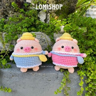 Bé heo len móc đáng yêu Lomishop - Thú len quà tặng.