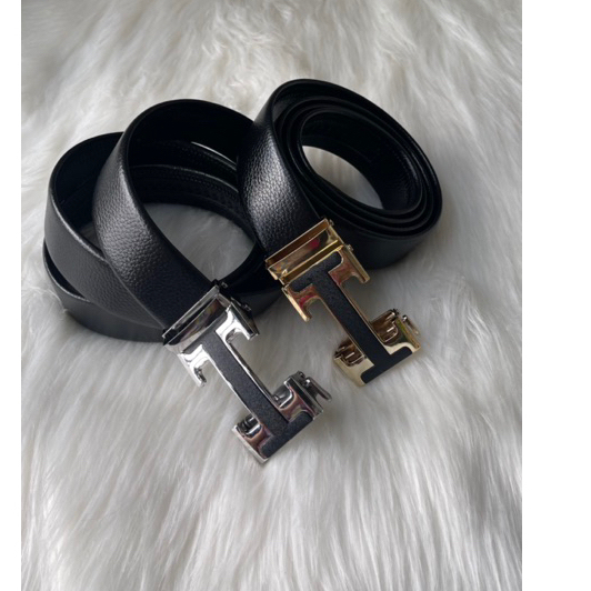 Thắt Lưng Nam Dây Nịt Nam Mặt Khóa Kim Loại Họa Tiết Chữ H