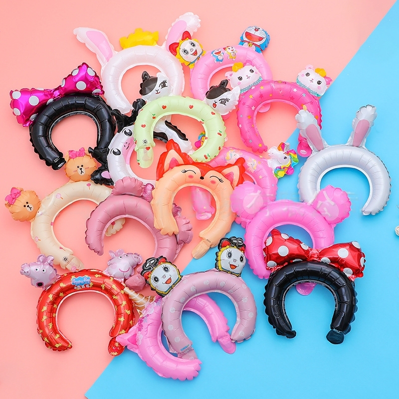 Bóng Bay Trang Trí Sinh Nhật ĐEO CỔ TAY, Bóng Sinh Nhật, Bong Bóng Lá Nhôm Cầm Tay Cho Bé Dễ Thương đồ 1k free ship