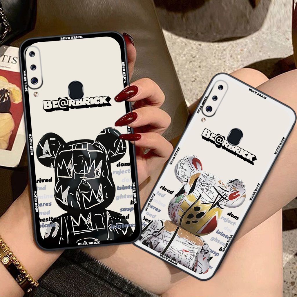 Ốp lưng Samsung A20s / M30 mẫu BEARBRICK mới bảo vệ camera rẻ đẹp cute