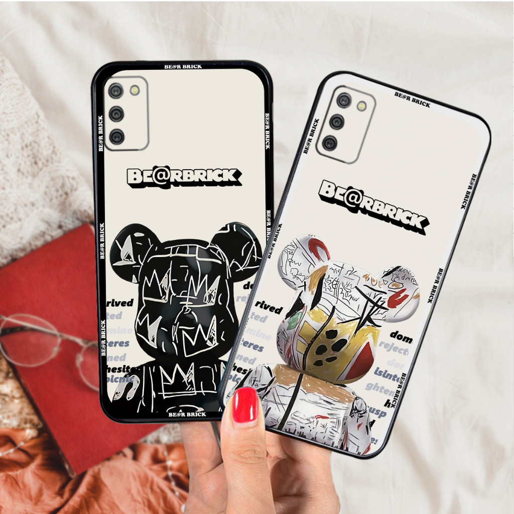 Ốp lưng Samsung A02s / A03s mẫu BEARBRICK mới bảo vệ camera rẻ đẹp cute