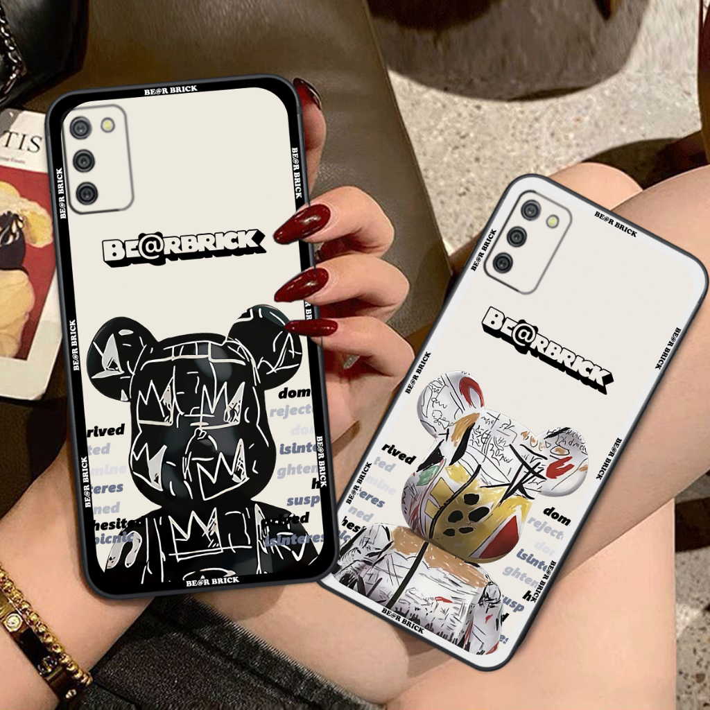 Ốp lưng Samsung A02s / A03s mẫu BEARBRICK mới bảo vệ camera rẻ đẹp cute
