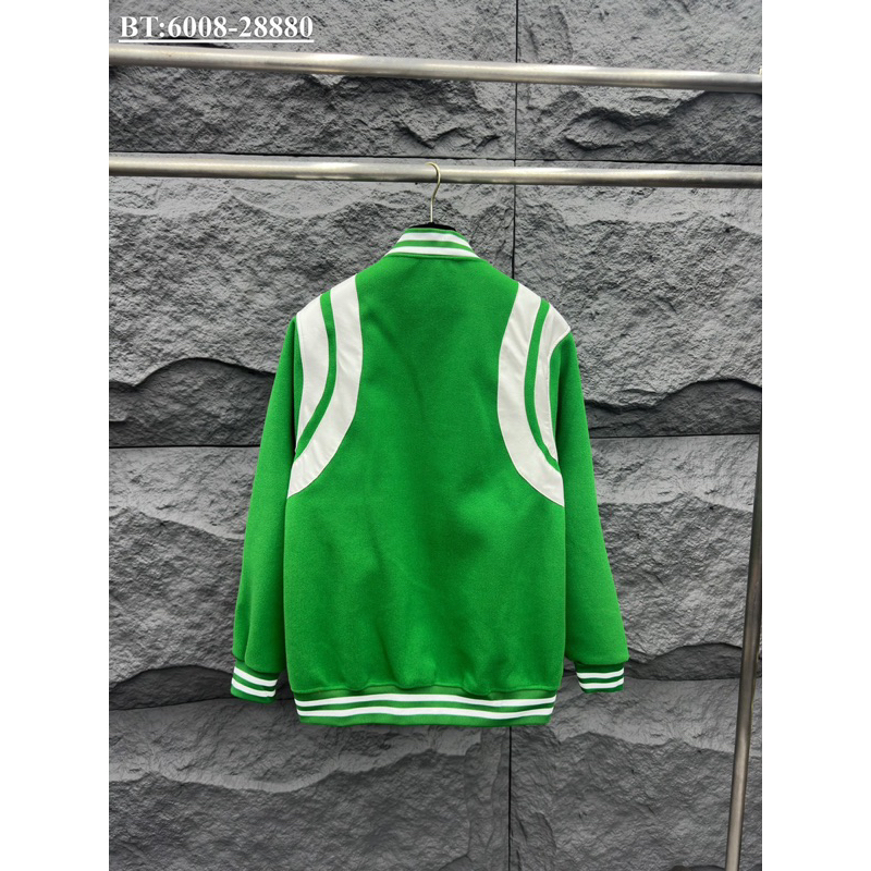 Áo bomber TEEDDY vải dạ phối da chất liệu dày dặn