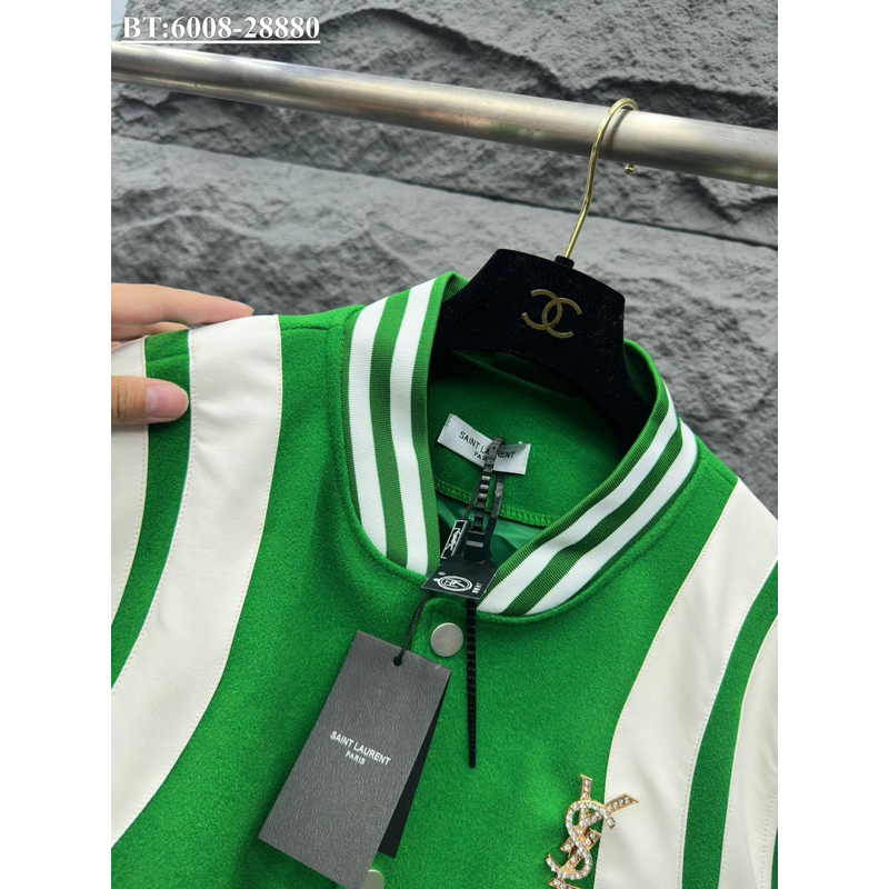 Áo bomber TEEDDY vải dạ phối da chất liệu dày dặn