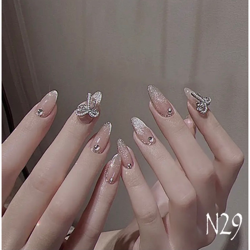 Nailbox omber mắt mèo mix charm