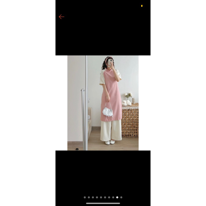 Pass áo dài hồng size XL - Thanh lý áo dài