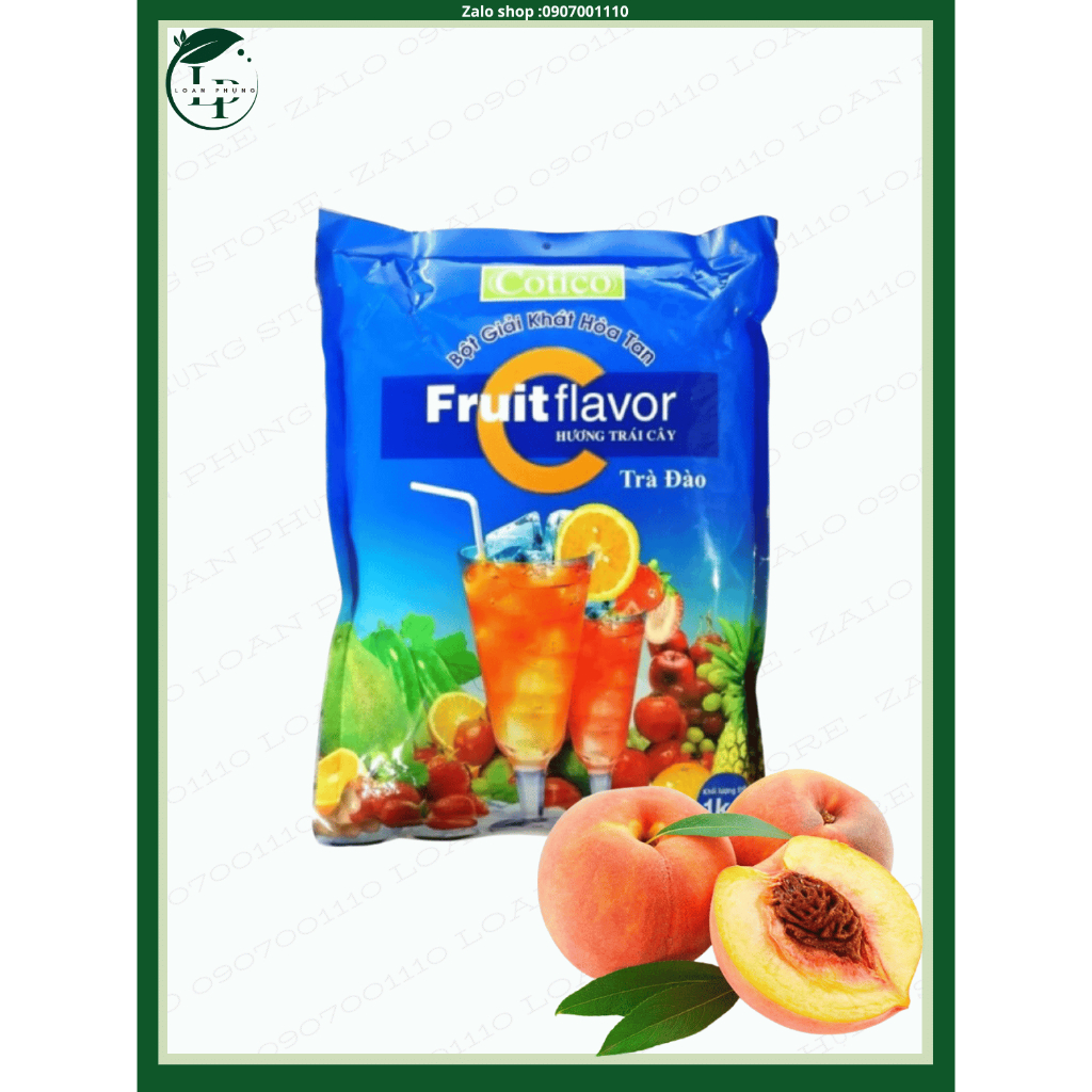 Bột hoà tan Cotico chanh, bí đao, đào gói 1 kg