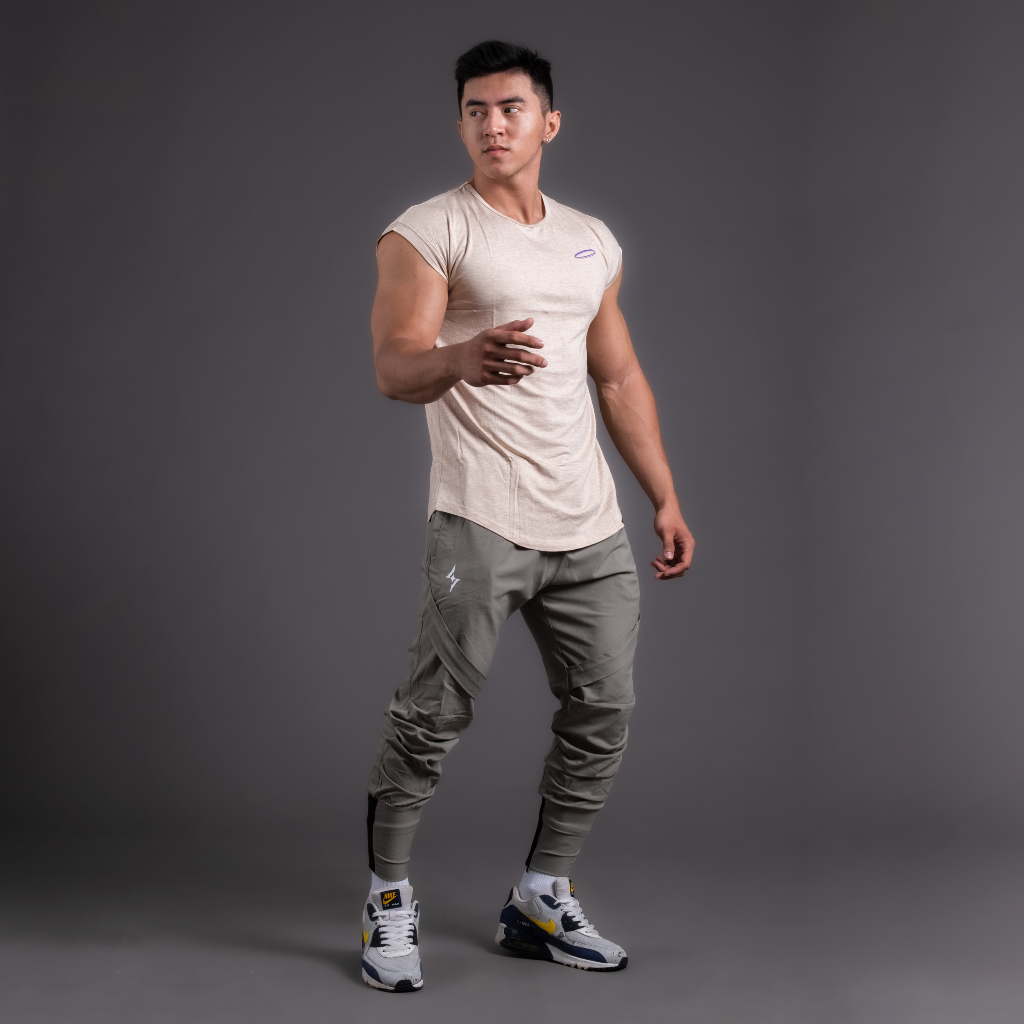 Áo thun tập gym nam form goku độc lạ LEGACY Vshirt - SAINTED