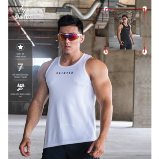 Áo ba lỗ tập gym nam form basic cực chuẩn cho người Việt SAINTED ROLLING Tank
